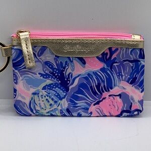 Lilly Pulitzer Key Chain Cardholder Small Wallet